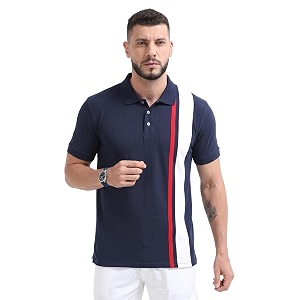 fanideaz Branded Mens Half Sleeve Cotton Striped