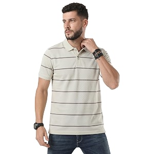 fanideaz Branded Mens Half Sleeve Cotton Striped