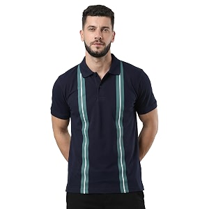 fanideaz Branded Mens Half Sleeve Cotton Striped
