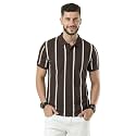 fanideaz Branded Mens Half Sleeve Cotton Striped