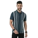 fanideaz Branded Mens Half Sleeve Cotton Striped