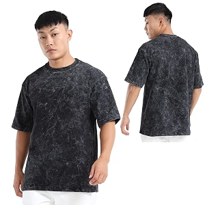 fanideaz Mens 240 GSM Heavy Cotton Acid