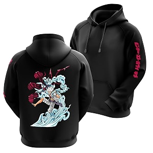 fanideaz Mens Cotton Anime Sleeve Printed Hooded