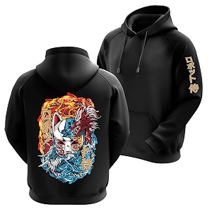 fanideaz Mens Cotton Anime Sleeve Printed Hooded
