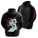 fanideaz Mens Cotton Anime Sleeve Printed Hooded