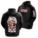 fanideaz Mens Cotton Anime Sleeve Printed Hooded