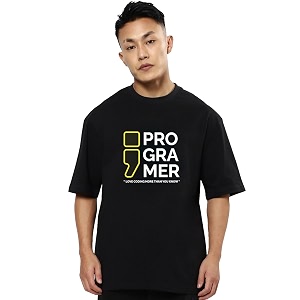 fanideaz Mens Oversized Printed Half Sleeve Branded