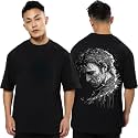 fanideaz Mens Oversized Printed Half Sleeve Branded