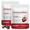 FANSHI 2 PCS Astaxanthin 12mg Softgels 120 Count Astaxanthin Supplements