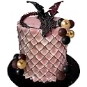 Fantasy Red 3D Dragon Cake Topper Dragon Eggs Cake Decor Dragons cake Decor