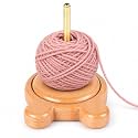 FantasyDay Wood Yarn Holder with Twirling Mechanism Classic, Yarn Holder for Knitting and Crocheting,Crochet Gift for Knitting Lovers(A016)