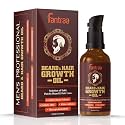 Fantraa Beard and Hair Growth Oil - for faster Growing and good looking thicker beard | Patchy and Uneven Beard | Natural Ingredients Only | No Harmful Chemicals | Non Sticky (50ml)