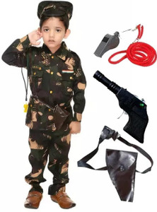fany military kids costume wear