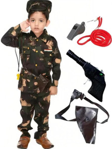 fany military kids costume wear
