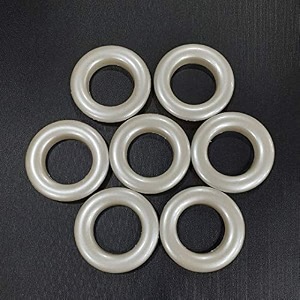 fapbadri curtain eyelet rings with back lock male amp female suitable for a 1 inch pipe colour pearl 20 pieces