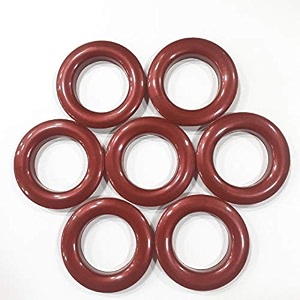 fapbadri curtain eyelet rings with back lock male amp female suitable for a 1 inch pipe colour maroon 20 pieces