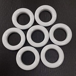 fapbadri curtain eyelet rings with back lock male amp female suitable for a 1 inch pipe colour white 100 pieces
