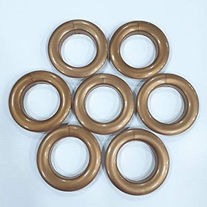 fapbadri curtain eyelet rings with back lock male amp female suitable for a 1 inch pipe colour gold 100 pieces