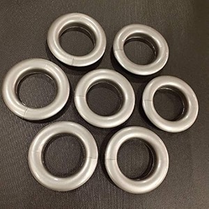 fapbadri curtain eyelet rings with back lock male amp female suitable for a 1 inch pipe colour grey 100 pieces