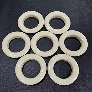 fapbadri curtain eyelet rings with back lock male amp female suitable for a 1 inch pipe ivory colour - 50 pieces