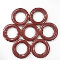 FAPBADRI Curtain Eyelet Rings with Back Lock (Male &amp; Female), Suitable for a 1 inch Pipe, Colour Maroon, 20 Pieces
