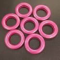 FAPBADRI Curtain Eyelet Rings with Back Lock (Male &amp; Female), Suitable for a 1 inch Pipe, Colour Pink, 100 Pieces