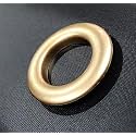 FAPBADRI Curtain Eyelet Rings with Flexi Lock, Suitable for Any 1 inch Curtain Rod - Colour Gold - 100 Pieces