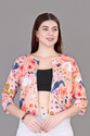 fapparel Women Jacket Style 3/4th Sleeve Multicolor Shrug