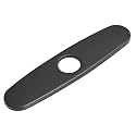 Fapully 10 Inch Sink Hole Cover,Black Faucet Deck Plate Escutcheon Plate
