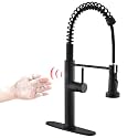 Fapully Black ouchless Kitchen Faucet with Pull Down Sprayer