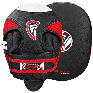 farabi focus pads air hand mitts muay thai kick boxing punching pads