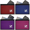 Faraday Bag Anti-Tracking GPS RFID Car Key Signal Blocker Wallet Shielding Pouch Protective Case for Cell Phone Car Key FOB, Data Privacy, Electronic Device Security (4 PACK - RAINBOW)
