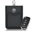Faraday Bag for Key Fob, Car Key Signal Blocker Pouch, Waterproof RFID Blocking Faraday Pouch for Car Keys, Key Fob Protector Case for Keyless Entry Remotes