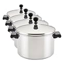 Farberware Classic Stainless Steel 4-Quart Covered Saucepot - - Silver (Pack of 4)