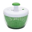 Farberware Easy to use pro Pump Spinner with Bowl, Colander and Built in draining System for Fresh, Crisp, Clean Salad and Produce, 6.6 quart, Green