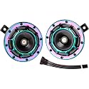 FARBIN 12V Loud Car Horns High Low Tone Train Horn for Truck Car Motorcycle