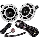 FARBIN Car Horn 12V Loud Motorcycle Horn High/Low Supertone Truck Horn Kit