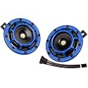 FARBIN Car Horn 12v Super Loud High/Low Tone Twin Horn Kit Electric Horns