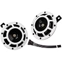 FARBIN Car Horn 12V Super Tone Horn High/Low Tone Twin Horns Kit Loud Horns