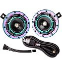 FARBIN Car Horns 12V Super Loud, Metal Twin Horns Kit with Wiring Harness