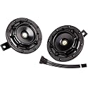 FARBIN Horns Electric Car Horn Supertones 12V High/Low Tone Twin Horns Kit
