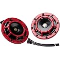 FARBIN Loud Car Horn 12V Motorcycle Horns High/Low Tone Twin Horn Kit