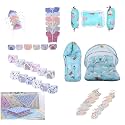 Fareto Baby's 45 in 1 Combo of Daily Needs Items in Single Packet (Multicolour, 0-6 Months) -Set of 45 Items(PID= Pista Green Teddy