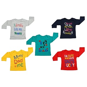 Fareto Baby Boys Baby Girls T-Shirts