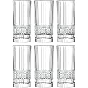 Crystal Milk Shake, Juice, Ice Cream, Milkshake, Faluda, Smoothie and Cocktails Glass 310 ml Set of (Long bheem,., 6)