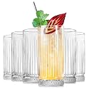 Crystal Milk Shake, Juice, Ice Cream, Milkshake, Faluda, Smoothie and Cocktails Glass 280 ml Set of (BG., 6)