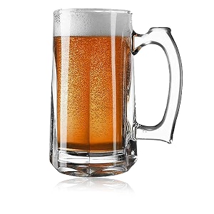 italian premium classic beer mugs 400 ml crystal clear beer glass perfect for gift set of 6 l beer mag 6
