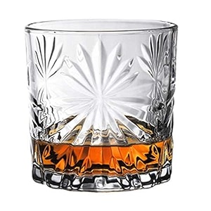 300 ml water glasses set of 12 - highball tumbler and heavy base clear iced tea glasses for drinking cocktail juice milkshake lassi coke soda - dishwasher safe fed-12