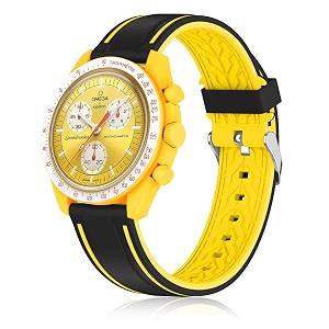 band compatible with moonswatchsoft silicone 20mm replacement band for omega x swatch moonswatch speedmasterrolexseiko for women men