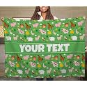Farm Animal Kids Throw Blanket - Custom Personalized Fleece, 50x60 in